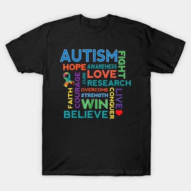 Autism Awareness Walk T-Shirt by Danielsmfbb